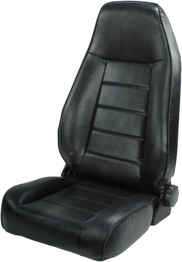 Rugged Ridge | Seat, High-Back, Front, Reclinable, Black | 13402.01 | Fits 1976-2002 Jeep CJ & Wrangler YJ/TJ Copy